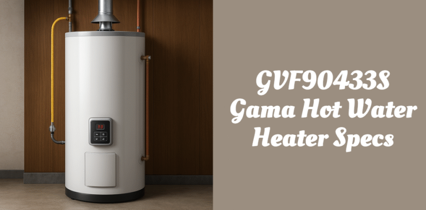 GVF90433S Gama Hot Water Heater Specs