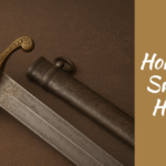 Hongen Civil War Sword with Lion Headon Handle