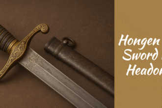 Hongen Civil War Sword with Lion Headon Handle